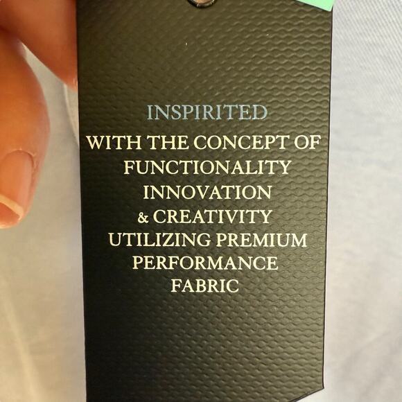 Greyson Brrr Golf Polo Shirt Mens Blue S/S Keep Cooler L Athleisure Performance - Picture 3 of 12